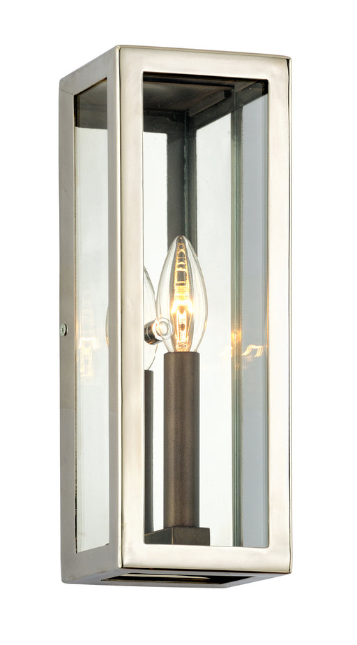 Troy Lighting - B6511 - One Light Wall Sconce - Morgan - Bronze With Polished Stainless