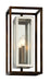 Troy Lighting - B6512 - One Light Wall Sconce - Morgan - Bronze With Polished Stainless
