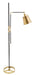 House of Troy - M601-BLKAB - One Light Floor Lamp - Morgan - Black With Antique Brass