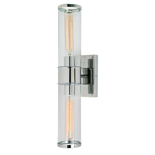 JVI Designs - 1232-15 - Two Light Wall Sconce - Gramercy - Polished Nickel