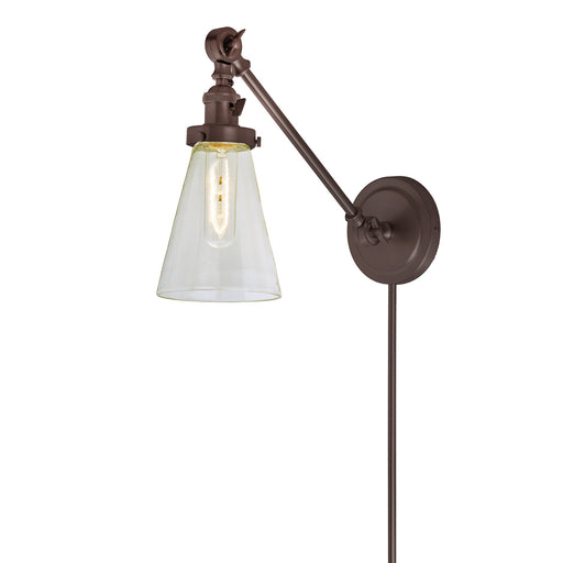 JVI Designs - 1255-08 S10 - One Light Swing Arm Wall Sconce - Soho - Oil Rubbed Bronze