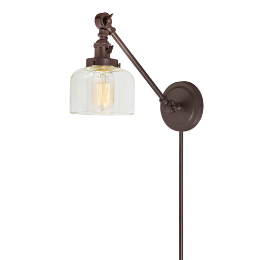 JVI Designs - 1255-08 S4 - One Light Swing Arm Wall Sconce - Soho - Oil Rubbed Bronze