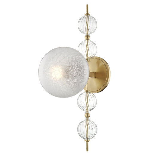 Hudson Valley - 6400-AGB - One Light Wall Sconce - Calypso - Aged Brass
