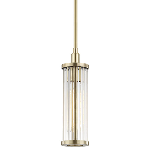 Hudson Valley - 9120-AGB - One Light Pendant - Marley - Aged Brass