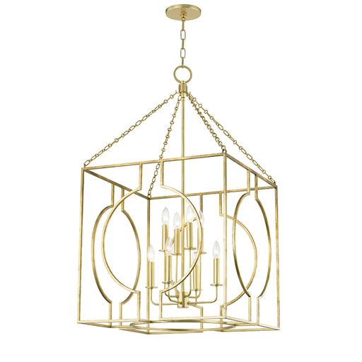 Hudson Valley - 9224-GL - Eight Light Pendant - Octavio - Gold Leaf