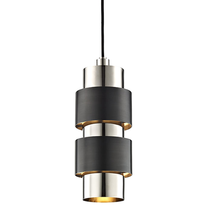 Hudson Valley - 9422-PNOB - Two Light Pendant - Cyrus - Polished Nickel/Old Bronze Combo