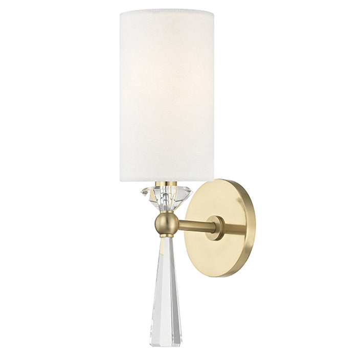 Hudson Valley - 9951-AGB - One Light Wall Sconce - Birch - Aged Brass