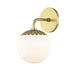 Mitzi - H193301-AGB - One Light Bath Bracket - Paige - Aged Brass