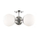 Mitzi - H193603-PN - Three Light Semi Flush Mount - Paige - Polished Nickel