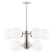 Mitzi - H193809-PN - Nine Light Chandelier - Paige - Polished Nickel