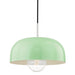 Mitzi - H199701L-PN/MNT - One Light Pendant - Avery - Polished Nickel/Mint