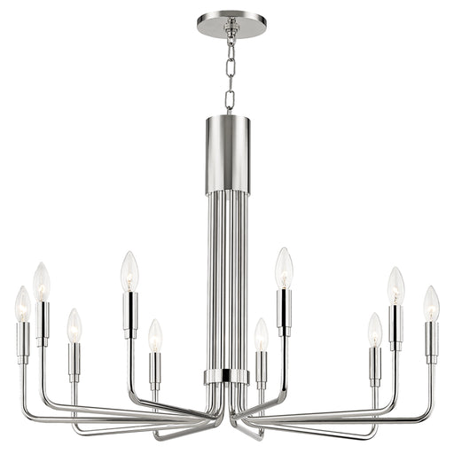 Mitzi - H261810-PN - Ten Light Pendant - Brigitte - Polished Nickel
