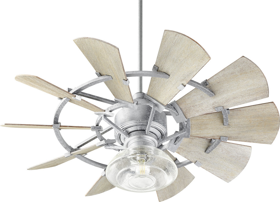LED Fan Light Kit from the Windmill collection in Galvanized finish