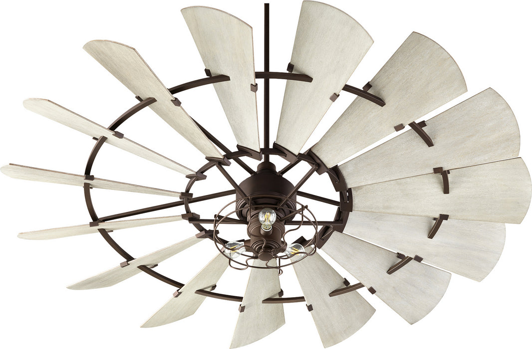 LED Fan Light Kit from the Windmill collection in Oiled Bronze finish