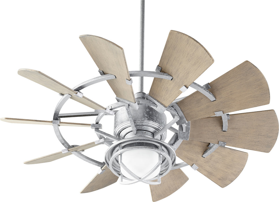 44``Patio Fan from the Windmill collection in Galvanized finish
