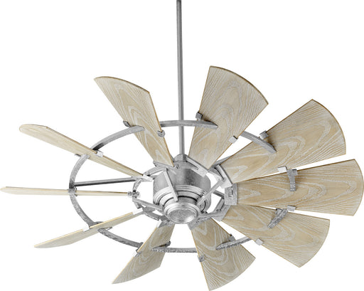 Quorum - 195210-9 - 52``Patio Fan - Windmill - Galvanized