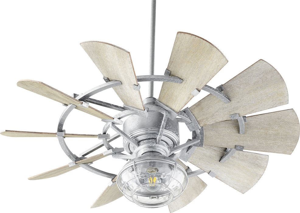 LED Fan Light Kit from the Windmill collection in Galvanized finish