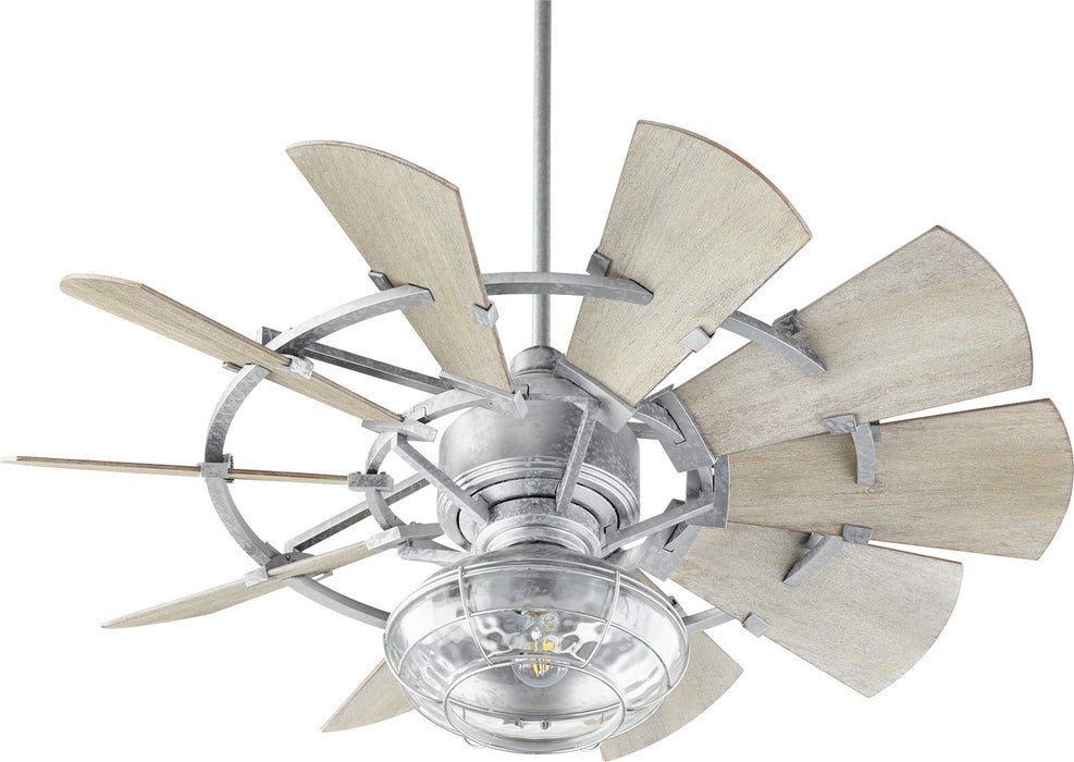 LED Fan Light Kit from the Windmill collection in Galvanized finish