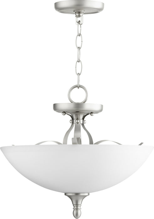 Quorum - 2827-15-65 - Three Light Dual Mount - Jardin - Satin Nickel