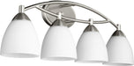 Quorum - 5069-4-65 - Four Light Vanity - Barkley - Satin Nickel