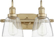 Quorum - 508-2-80 - Two Light Vanity - Aged Brass