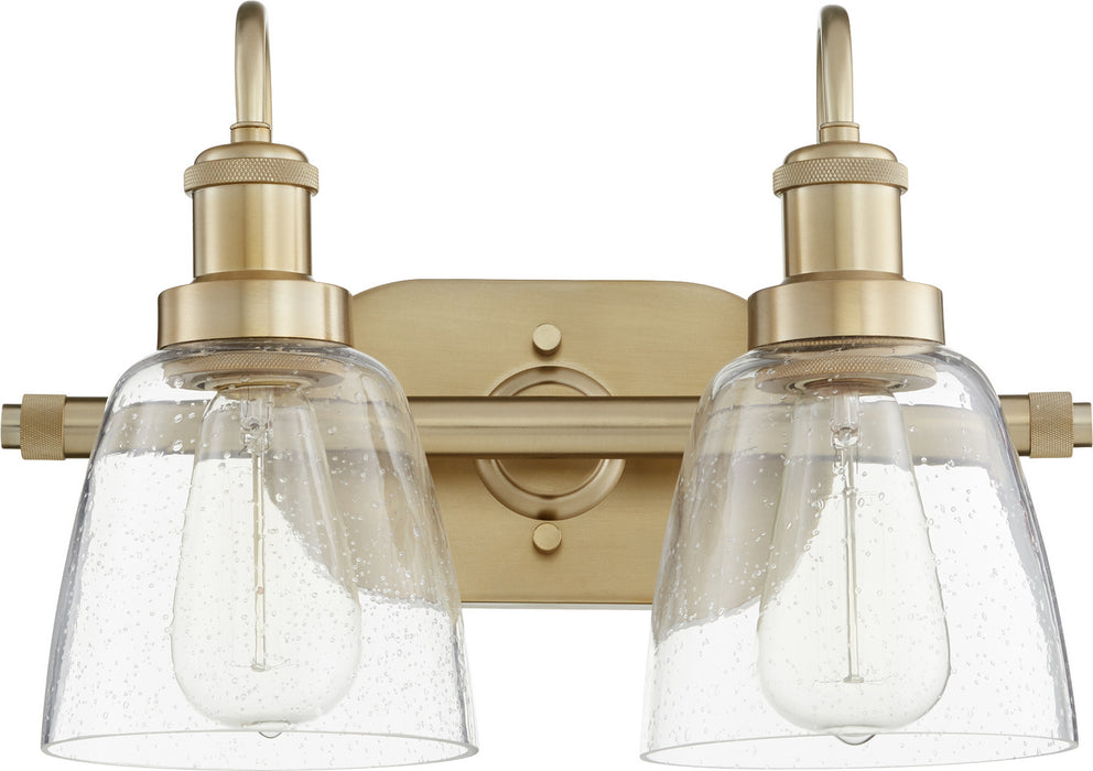Quorum - 508-2-80 - Two Light Vanity - Aged Brass