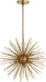 Quorum - 600-6-74 - Six Light Pendant - Electra - Gold Leaf