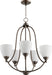 Quorum - 6069-5-86 - Five Light Chandelier - Barkley - Oiled Bronze