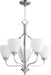 Quorum - 6127-5-65 - Five Light Chandelier - Jardin - Satin Nickel