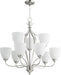 Quorum - 6127-9-65 - Nine Light Chandelier - Jardin - Satin Nickel