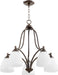 Quorum - 6369-5-86 - Five Light Chandelier - Barkley - Oiled Bronze