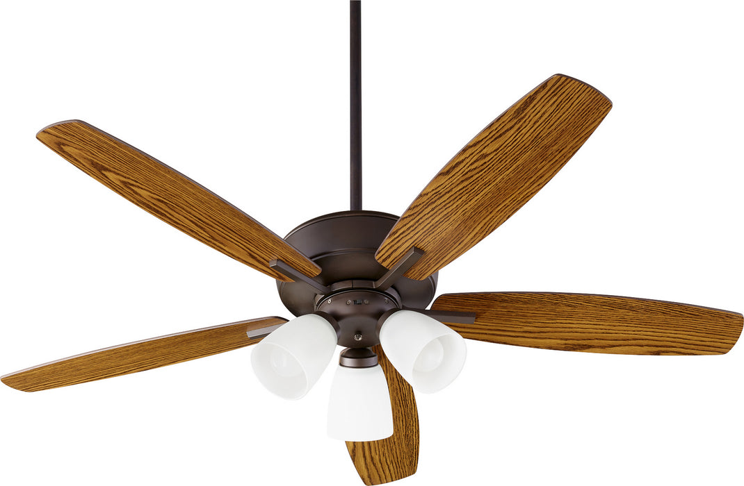 Quorum - 70525-386 - 52``Ceiling Fan - Breeze - Oiled Bronze