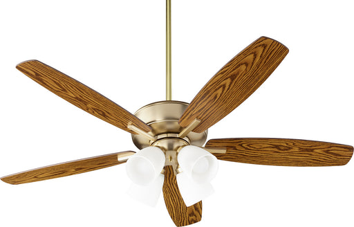 Quorum - 70525-480 - 52``Ceiling Fan - Breeze - Aged Brass
