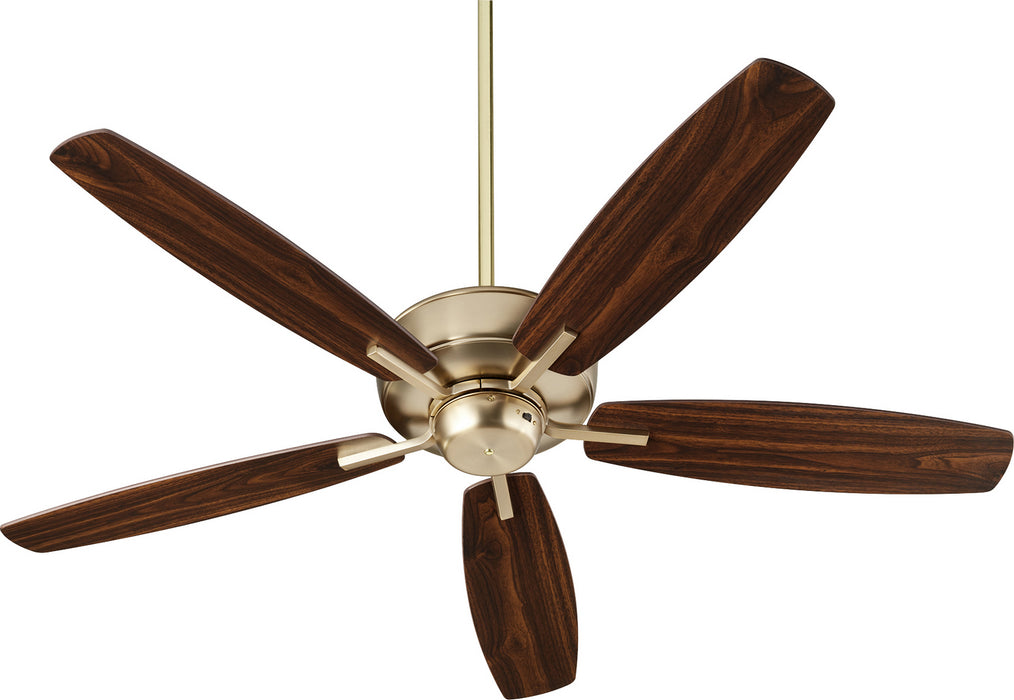 Quorum - 7052-80 - 52``Ceiling Fan - Breeze - Aged Brass