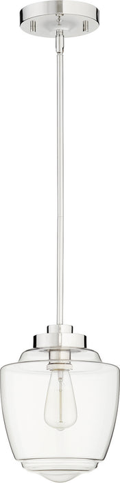 Quorum - 8239-62 - One Light Pendant - Polished Nickel