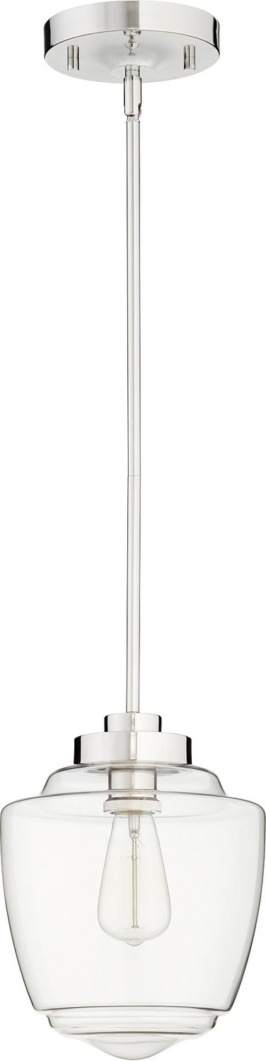 Quorum - 8239-62 - One Light Pendant - Polished Nickel