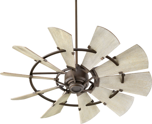 Quorum - 95210-86 - 52``Ceiling Fan - Windmill - Oiled Bronze