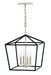 Hinkley - 3535BK - Four Light Chandelier - Stinson - Black