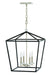 Hinkley - 3536BK - Four Light Chandelier - Stinson - Black