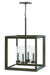 Hinkley - 29304WB - Four Light Outdoor Pendant - Rhodes - Warm Bronze