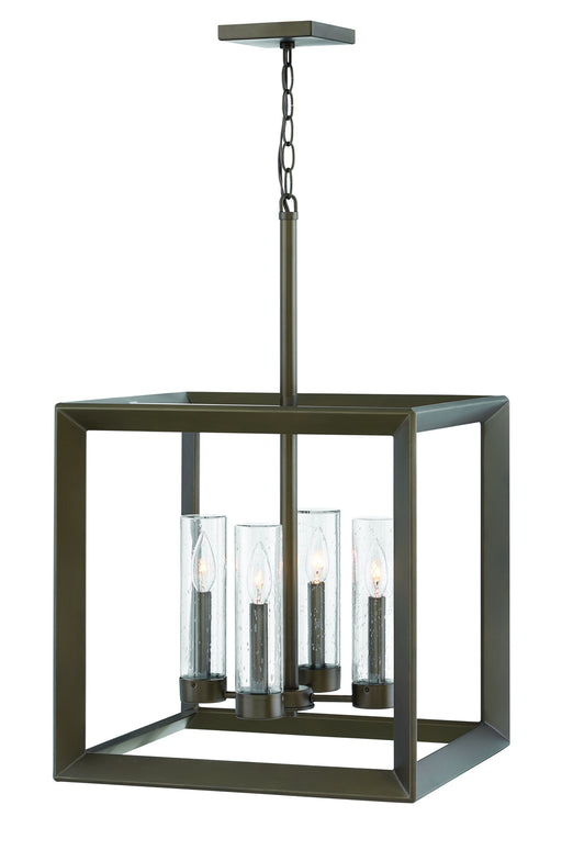 Hinkley - 29304WB - Four Light Outdoor Pendant - Rhodes - Warm Bronze