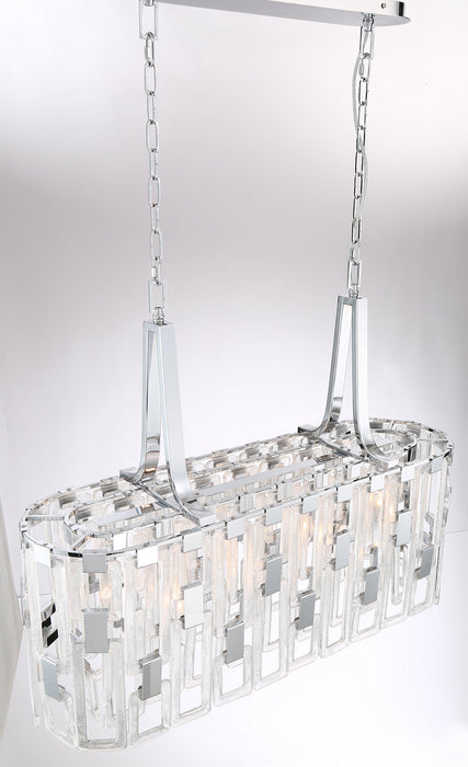 Seven Light Chandelier from the Viviana collection in Chrome finish