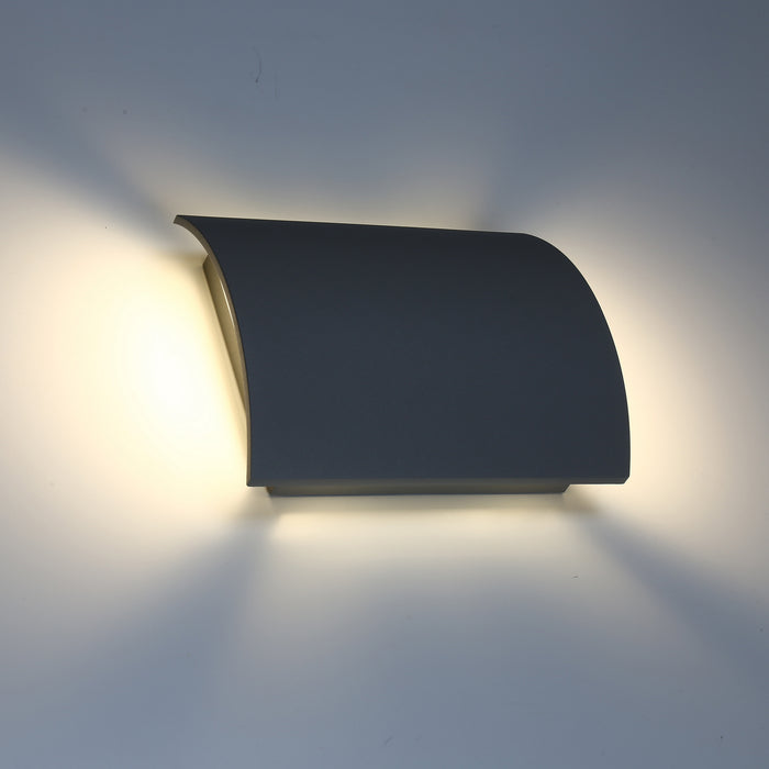 LED Outdoor Wall Mount from the Outdoor collection in Graphite Grey finish