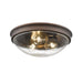 Millennium - 5229-RBZ - Three Light Flushmount - None - Rubbed Bronze