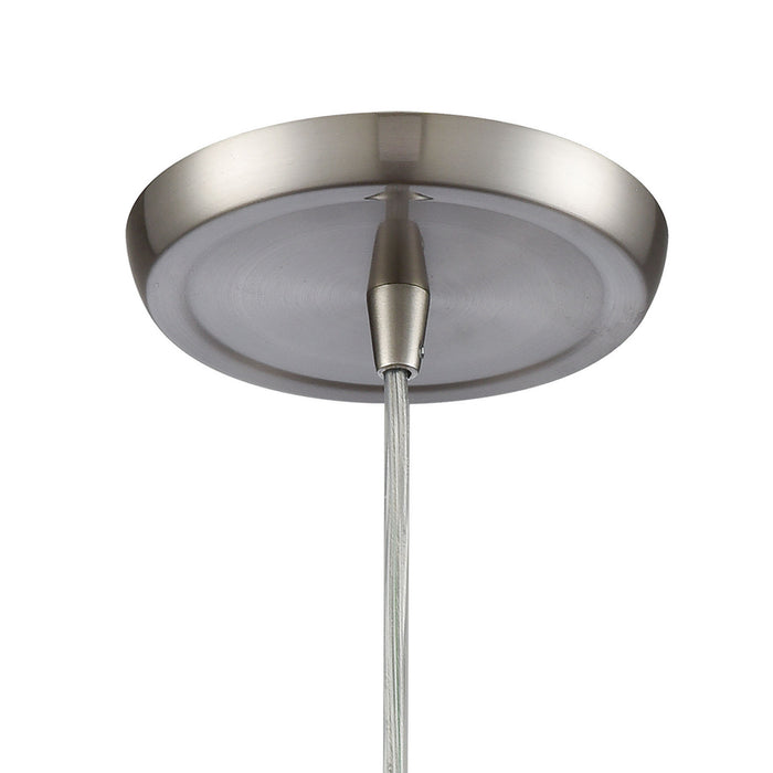 One Light Mini Pendant from the Collanino collection in Satin Nickel finish