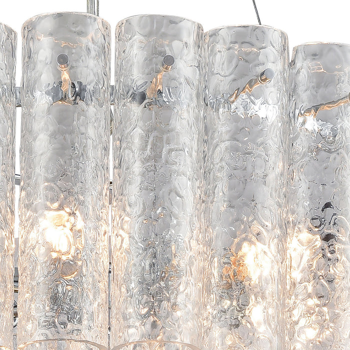 11 Light Chandelier from the Glass Symphony collection in Polished Chrome finish