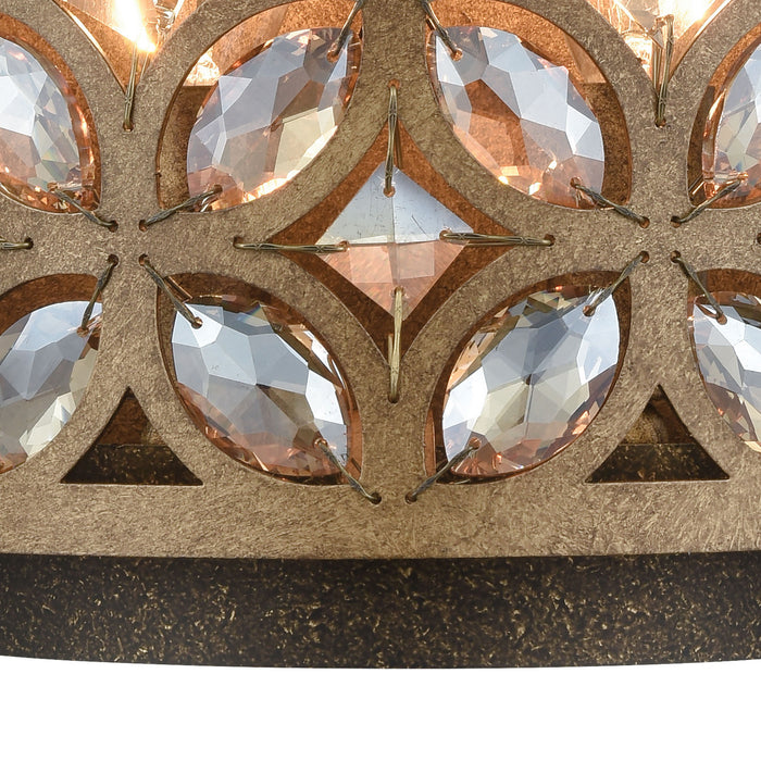 Two Light Wall Sconce from the Rosslyn collection in Mocha, Deep Bronze, Deep Bronze finish
