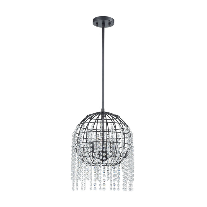 Three Light Pendant from the Yardley collection in Oil Rubbed Bronze finish
