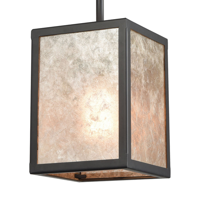One Light Mini Pendant from the Stasis collection in Oil Rubbed Bronze finish
