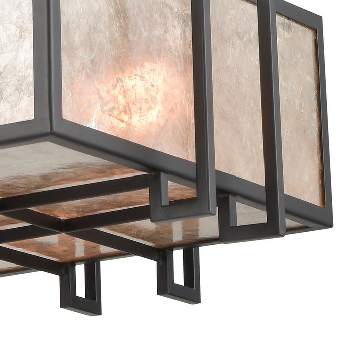 Three Light Chandelier from the Stasis collection in Oil Rubbed Bronze finish